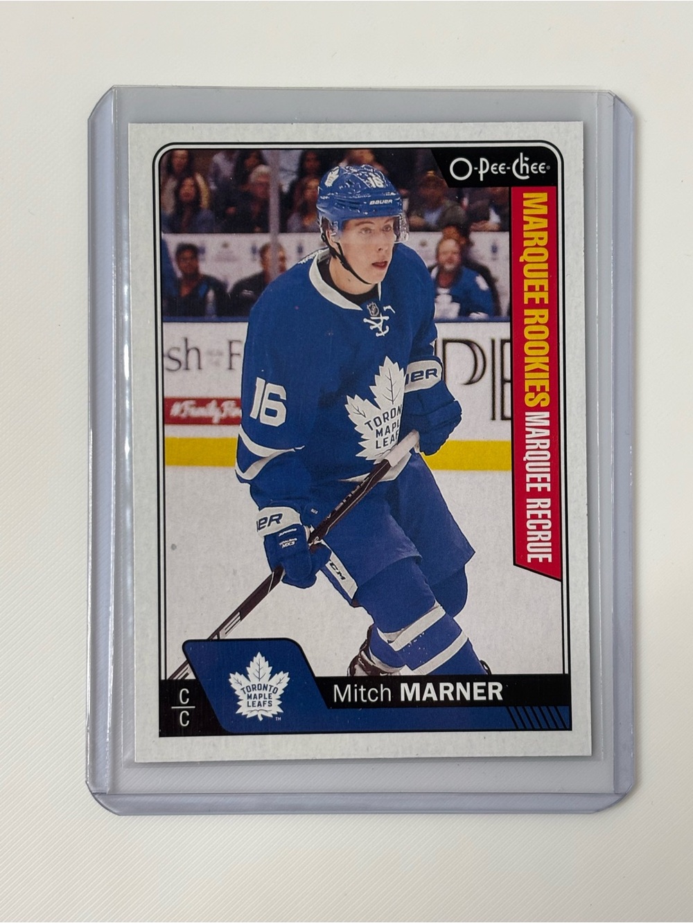 Mitch Marner 2016-17 O-Pee-Chee Marquee Rookie RC #672 Toronto Maple Leafs